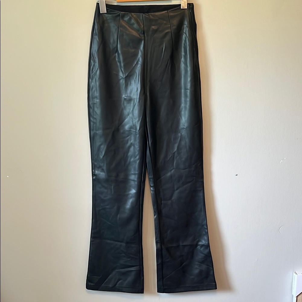 ASOS Design - Black Faux Leather Pants